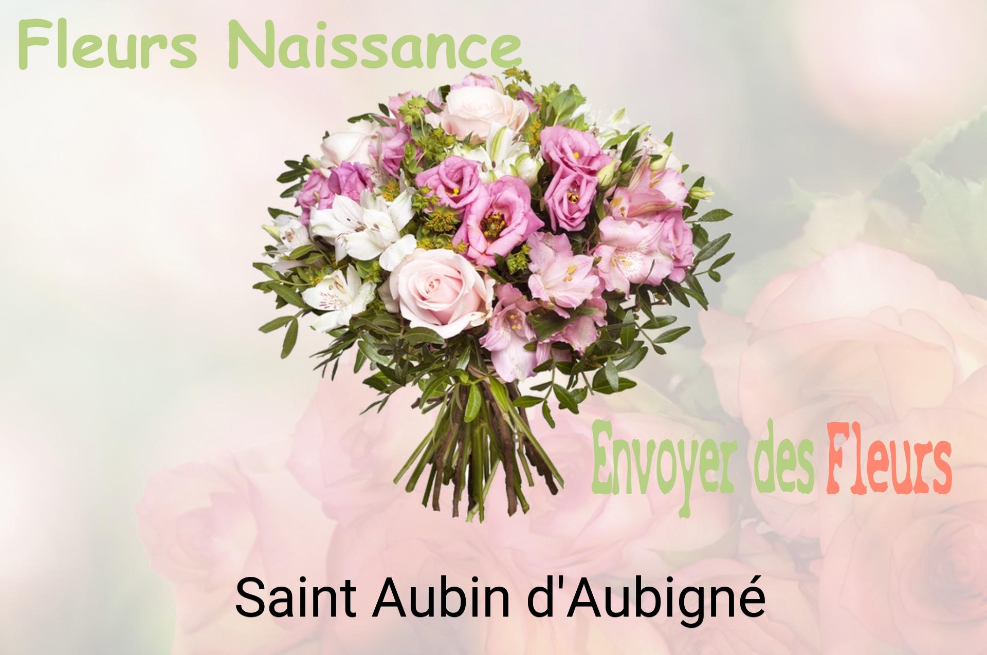 Bouquet de fleurs de naissance livré à Saint-Aubin-d'Aubigné